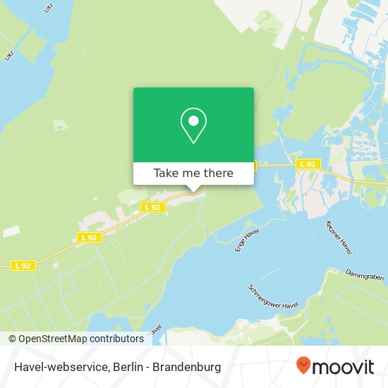 Havel-webservice map