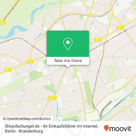 Карта Shopdschungel.de - Ihr Einkaufsführer Im Internet