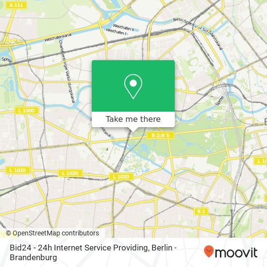 Bid24 - 24h Internet Service Providing map