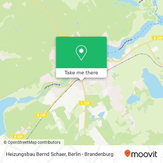 Heizungsbau Bernd Schaer map