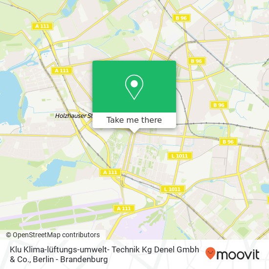 Карта Klu Klima-lüftungs-umwelt- Technik Kg Denel Gmbh & Co.