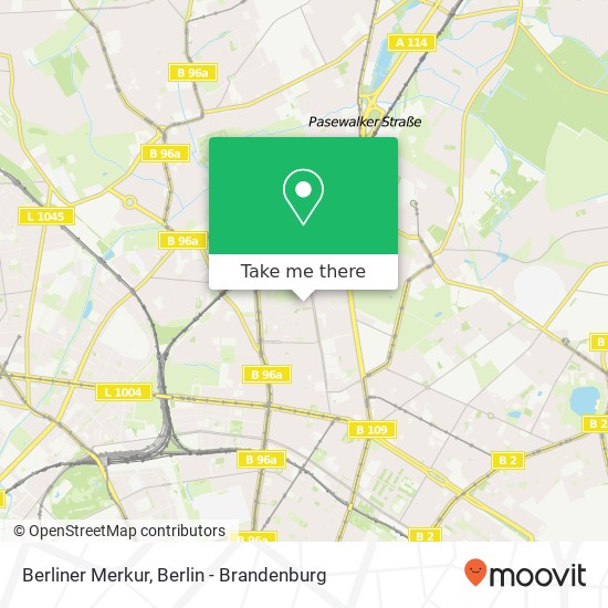 Berliner Merkur map