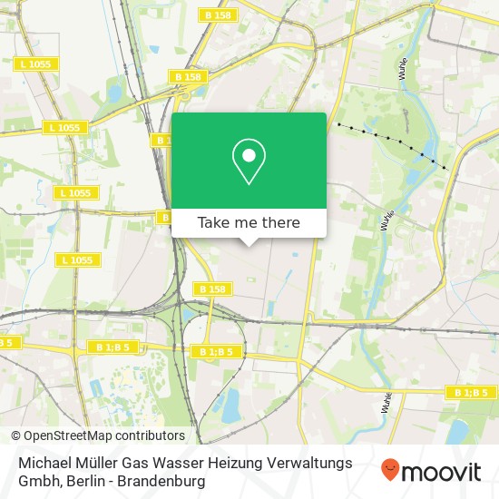 Карта Michael Müller Gas Wasser Heizung Verwaltungs Gmbh
