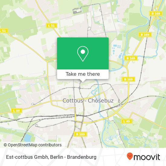 Est-cottbus Gmbh map