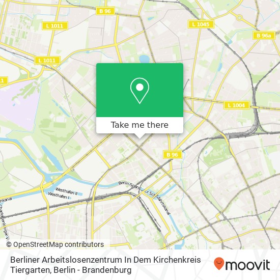 Berliner Arbeitslosenzentrum In Dem Kirchenkreis Tiergarten map