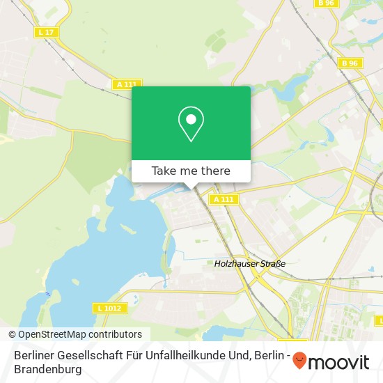 Berliner Gesellschaft Für Unfallheilkunde Und map