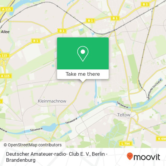 Deutscher Amateuer-radio- Club E. V. map