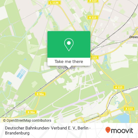Deutscher Bahnkunden- Verband E. V. map