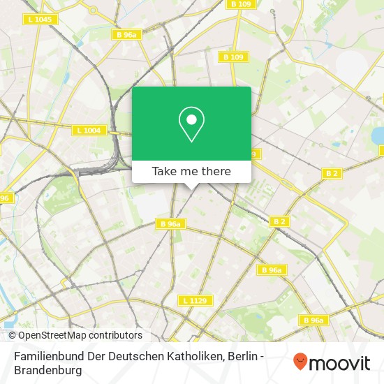 Familienbund Der Deutschen Katholiken map