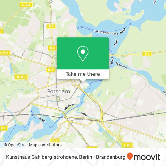 Kunsthaus Gahlberg-strohdene map