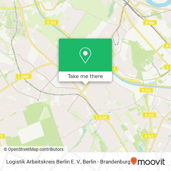 Logistik Arbeitskreis Berlin E. V. map