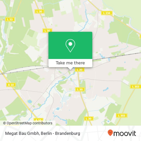 Megat Bau Gmbh map