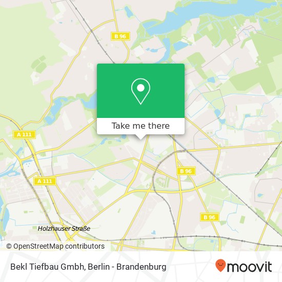 Bekl Tiefbau Gmbh map