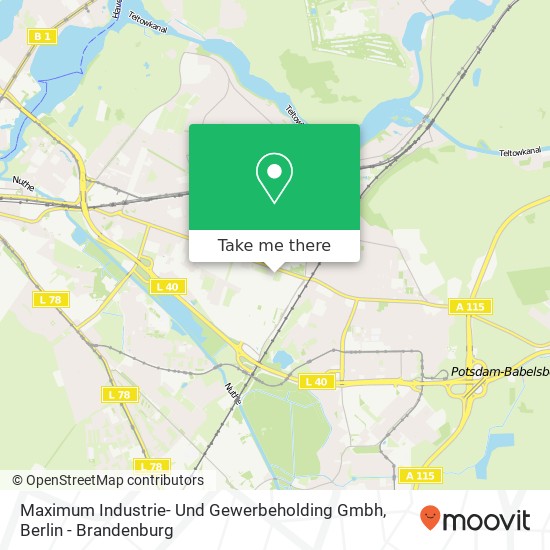 Maximum Industrie- Und Gewerbeholding Gmbh map