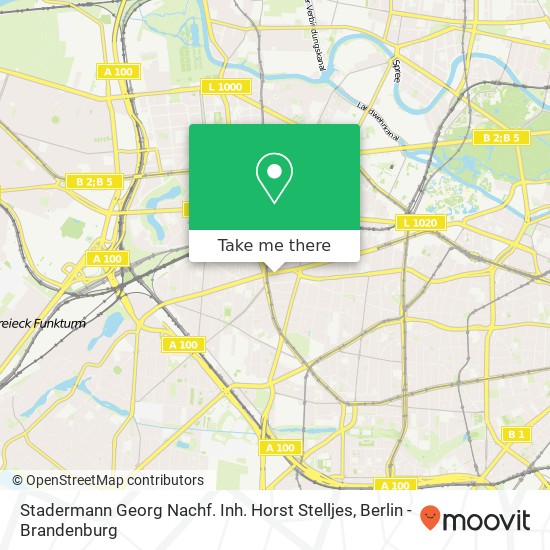 Карта Stadermann Georg Nachf. Inh. Horst Stelljes