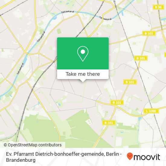 Карта Ev. Pfarramt Dietrich-bonhoeffer-gemeinde