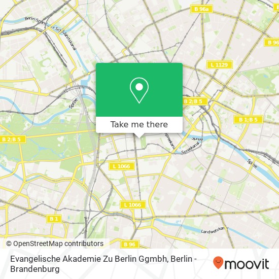 Карта Evangelische Akademie Zu Berlin Ggmbh