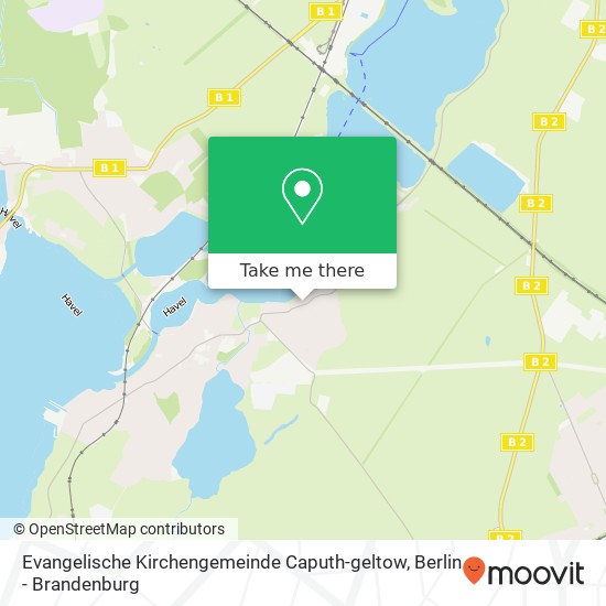 Evangelische Kirchengemeinde Caputh-geltow map