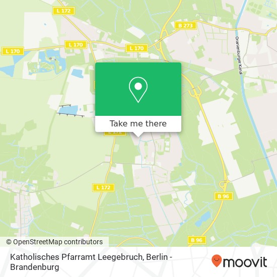 Katholisches Pfarramt Leegebruch map