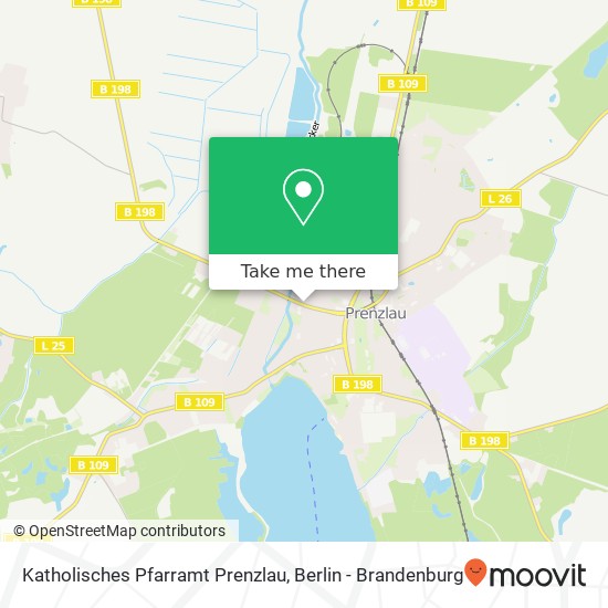 Katholisches Pfarramt Prenzlau map