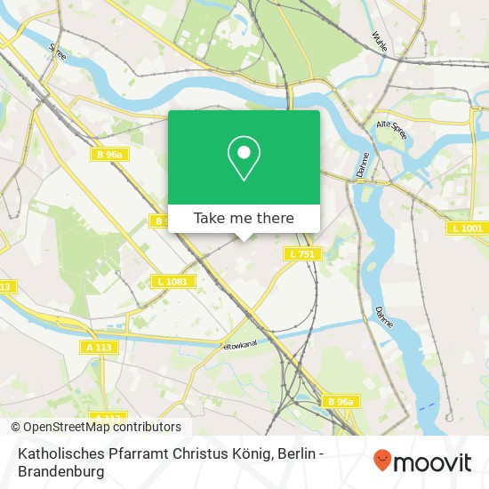 Katholisches Pfarramt Christus König map