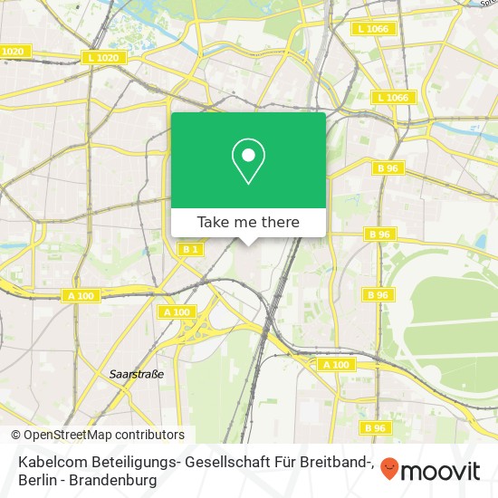 Kabelcom Beteiligungs- Gesellschaft Für Breitband- map