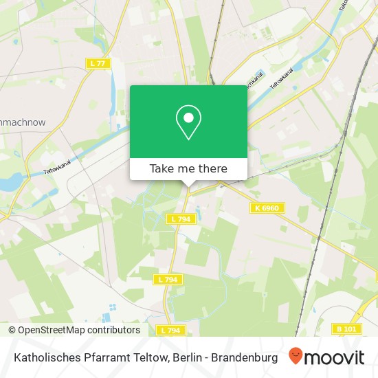 Katholisches Pfarramt Teltow map