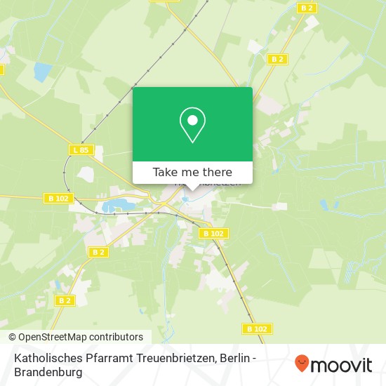 Katholisches Pfarramt Treuenbrietzen map