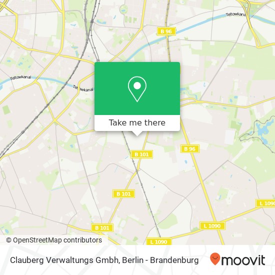 Clauberg Verwaltungs Gmbh map