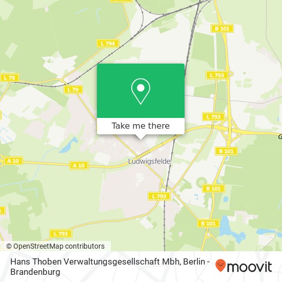 Hans Thoben Verwaltungsgesellschaft Mbh map