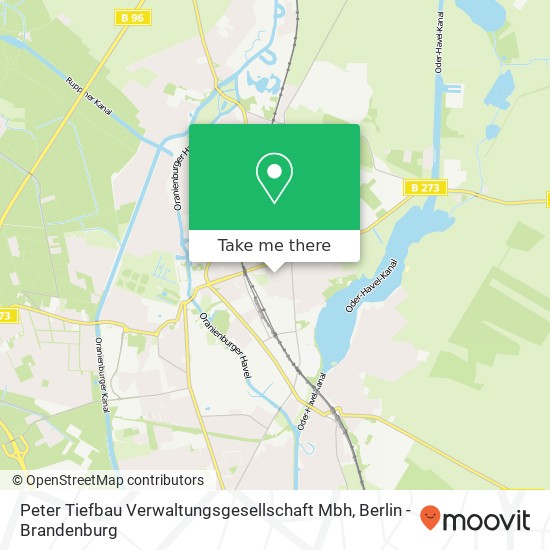 Peter Tiefbau Verwaltungsgesellschaft Mbh map