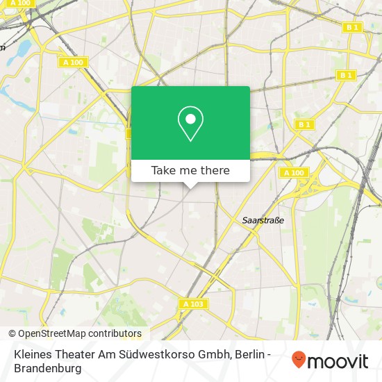 Kleines Theater Am Südwestkorso Gmbh map