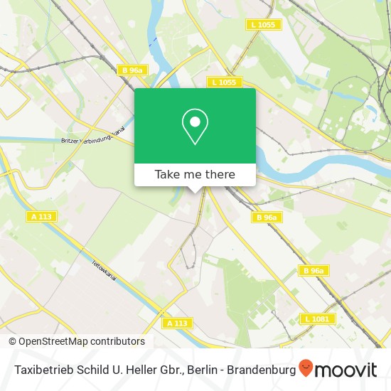 Карта Taxibetrieb Schild U. Heller Gbr.