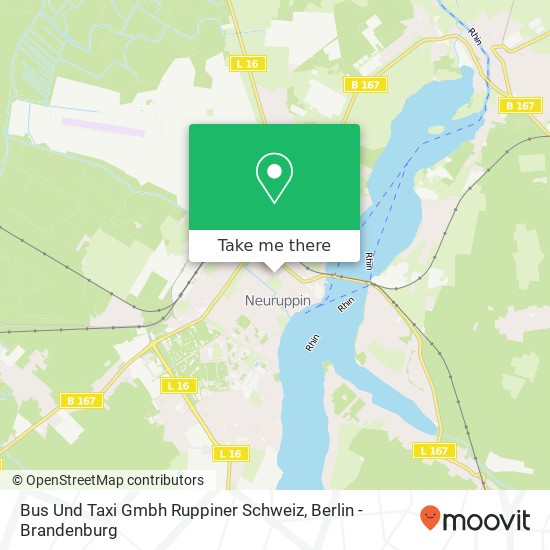 Bus Und Taxi Gmbh Ruppiner Schweiz map
