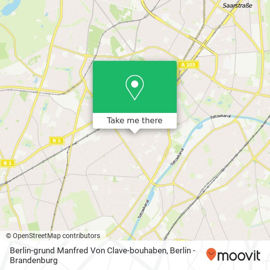 Карта Berlin-grund Manfred Von Clave-bouhaben