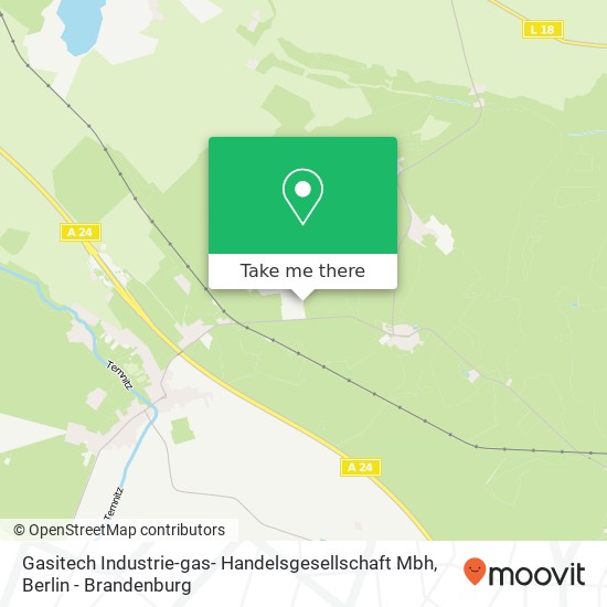 Gasitech Industrie-gas- Handelsgesellschaft Mbh map