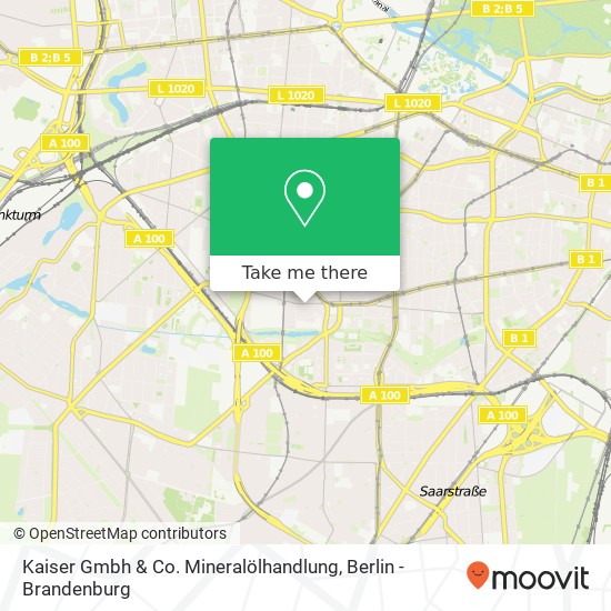 Kaiser Gmbh & Co. Mineralölhandlung map