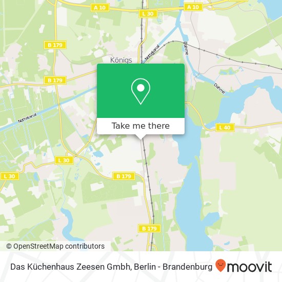 Das Küchenhaus Zeesen Gmbh map