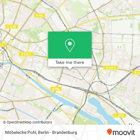 Möbelecke Pohl map