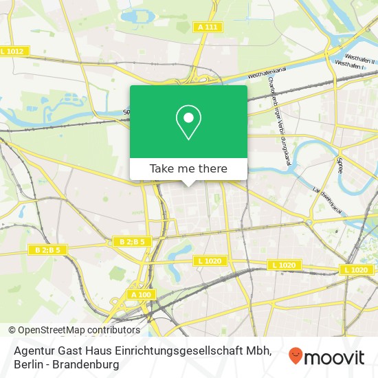 Agentur Gast Haus Einrichtungsgesellschaft Mbh map