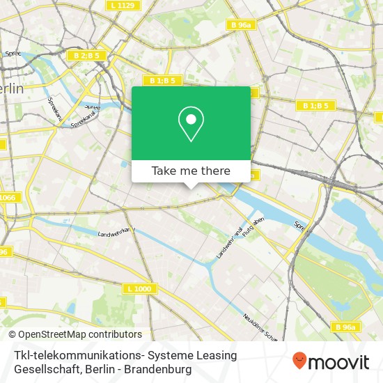 Tkl-telekommunikations- Systeme Leasing Gesellschaft map