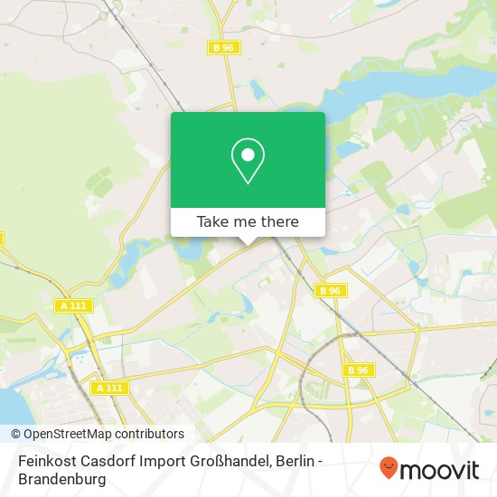 Feinkost Casdorf Import Großhandel map