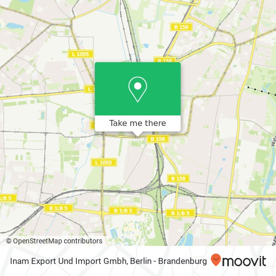 Inam Export Und Import Gmbh map