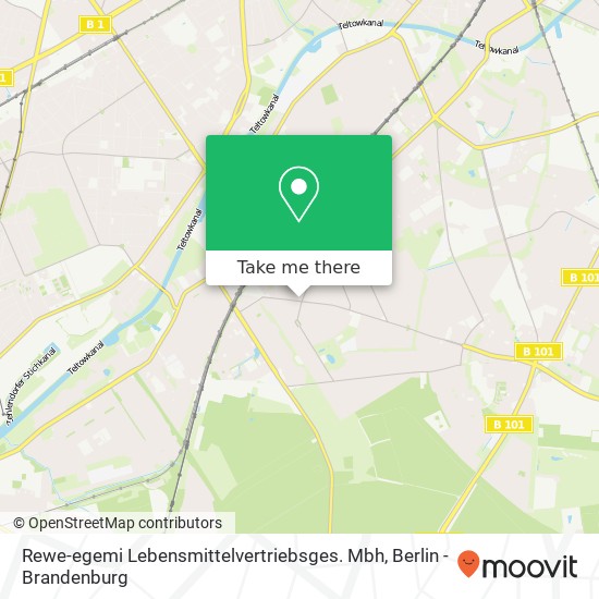 Rewe-egemi Lebensmittelvertriebsges. Mbh map