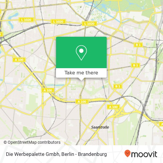 Die Werbepalette Gmbh map