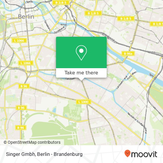 Singer Gmbh map