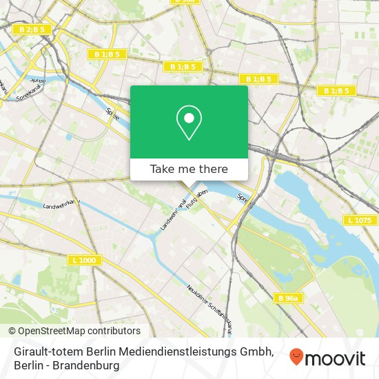 Карта Girault-totem Berlin Mediendienstleistungs Gmbh