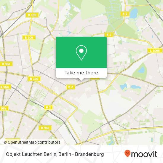 Objekt Leuchten Berlin map