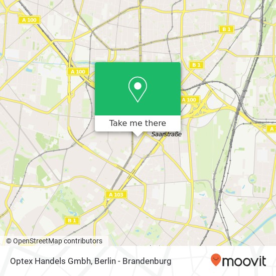 Optex Handels Gmbh map