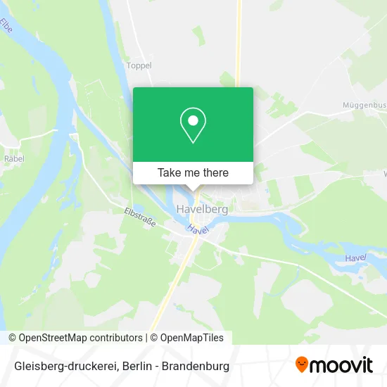 Gleisberg-druckerei map